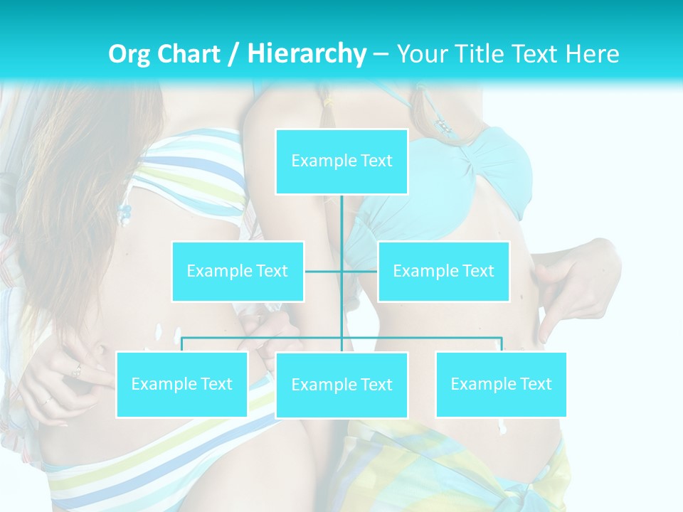 Swim Body Woman PowerPoint Template