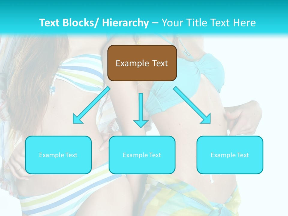 Swim Body Woman PowerPoint Template