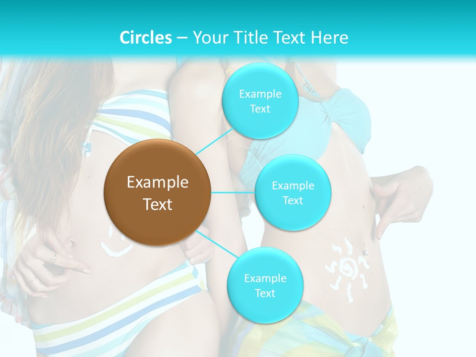 Swim Body Woman PowerPoint Template