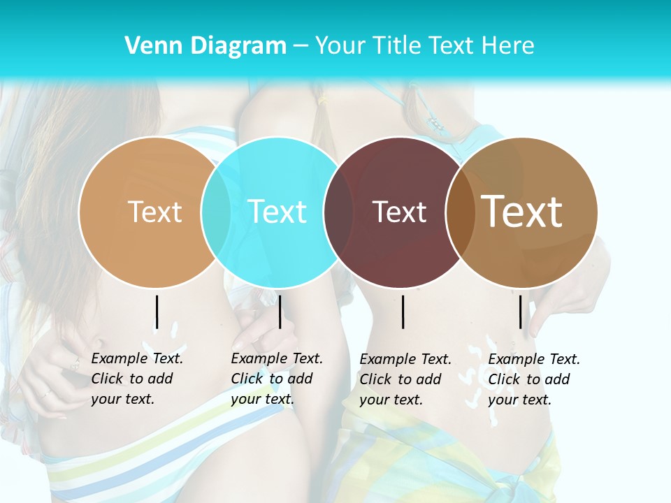 Swim Body Woman PowerPoint Template