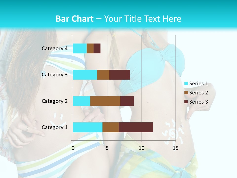 Swim Body Woman PowerPoint Template