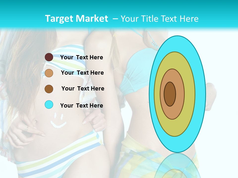 Swim Body Woman PowerPoint Template