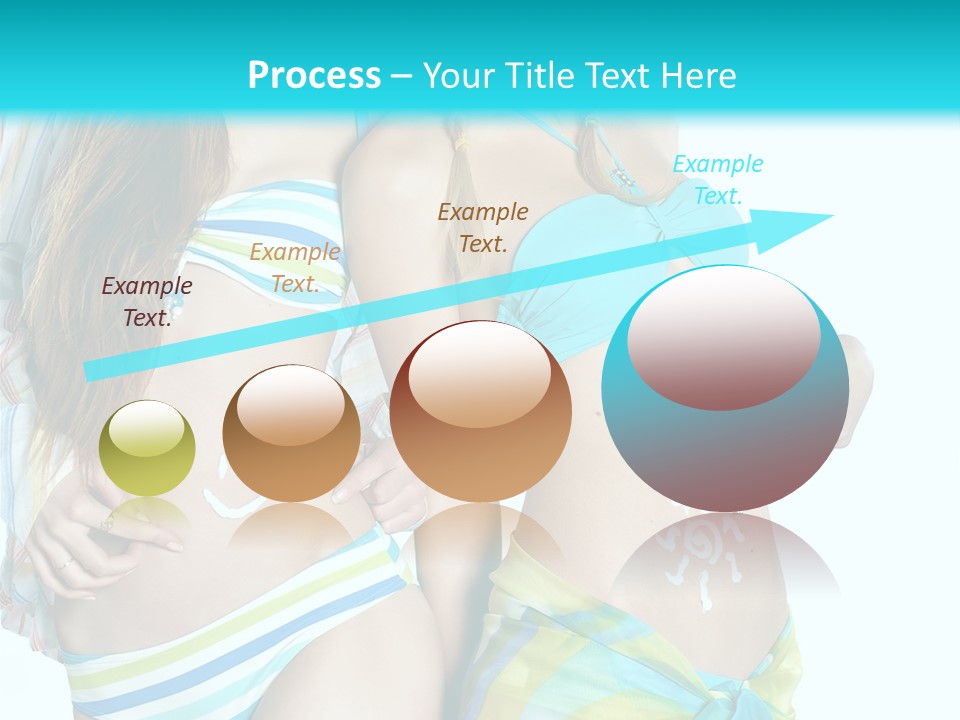 Swim Body Woman PowerPoint Template