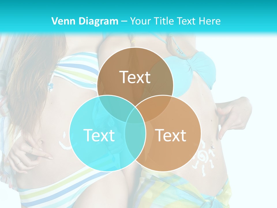 Swim Body Woman PowerPoint Template