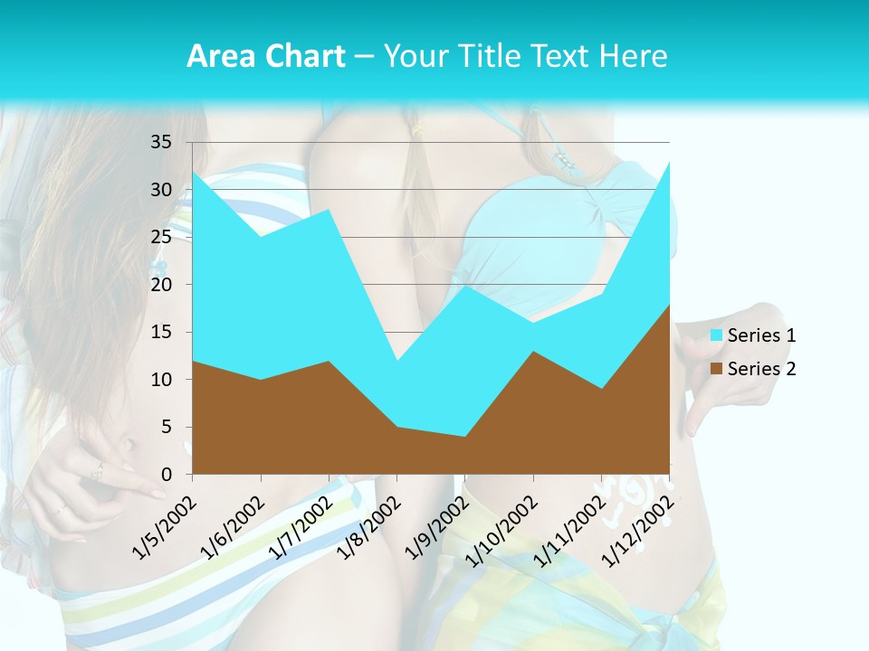 Swim Body Woman PowerPoint Template