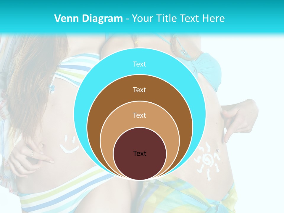 Swim Body Woman PowerPoint Template