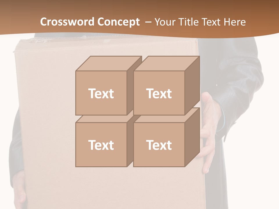 Post Hand Empty PowerPoint Template