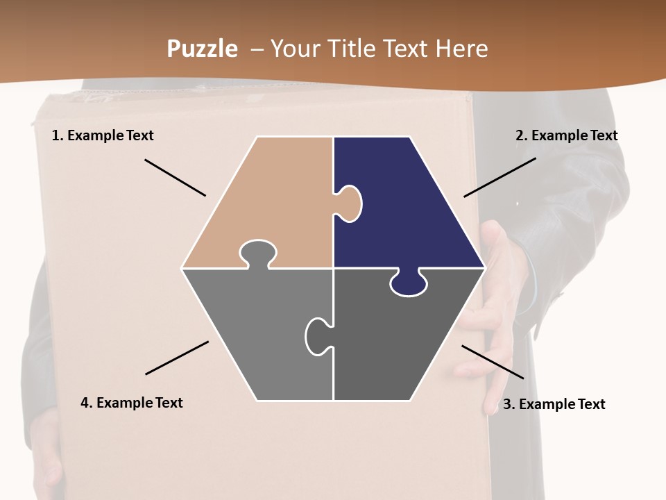 Post Hand Empty PowerPoint Template