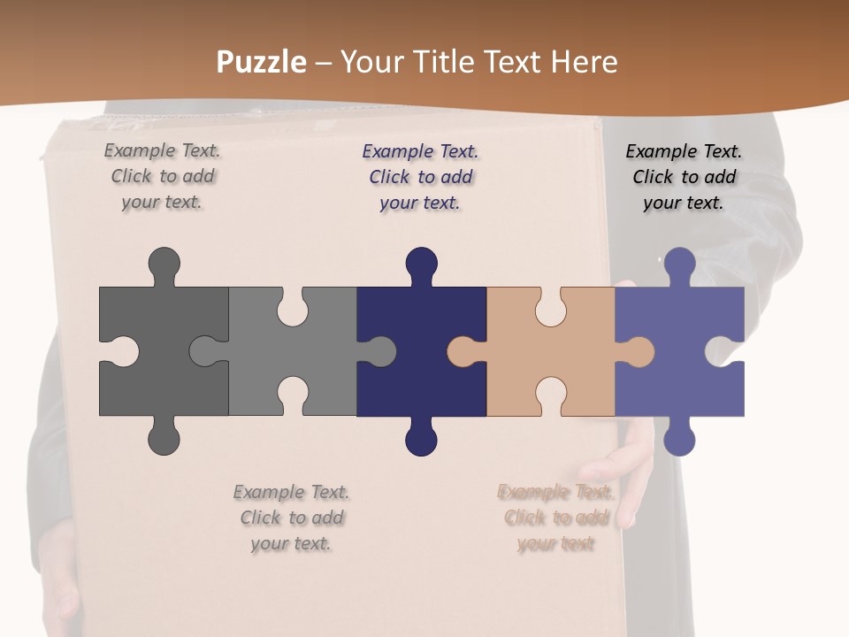 Post Hand Empty PowerPoint Template