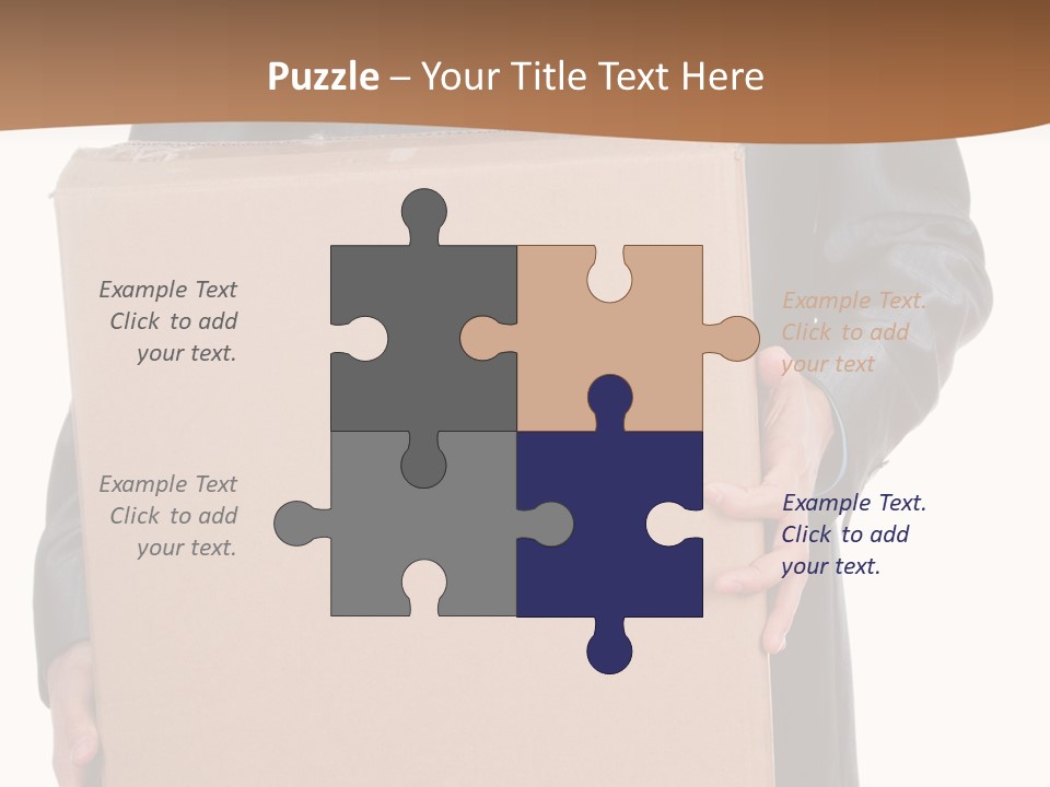 Post Hand Empty PowerPoint Template