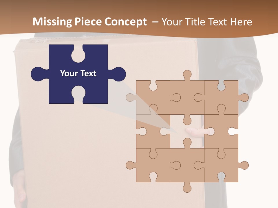 Post Hand Empty PowerPoint Template