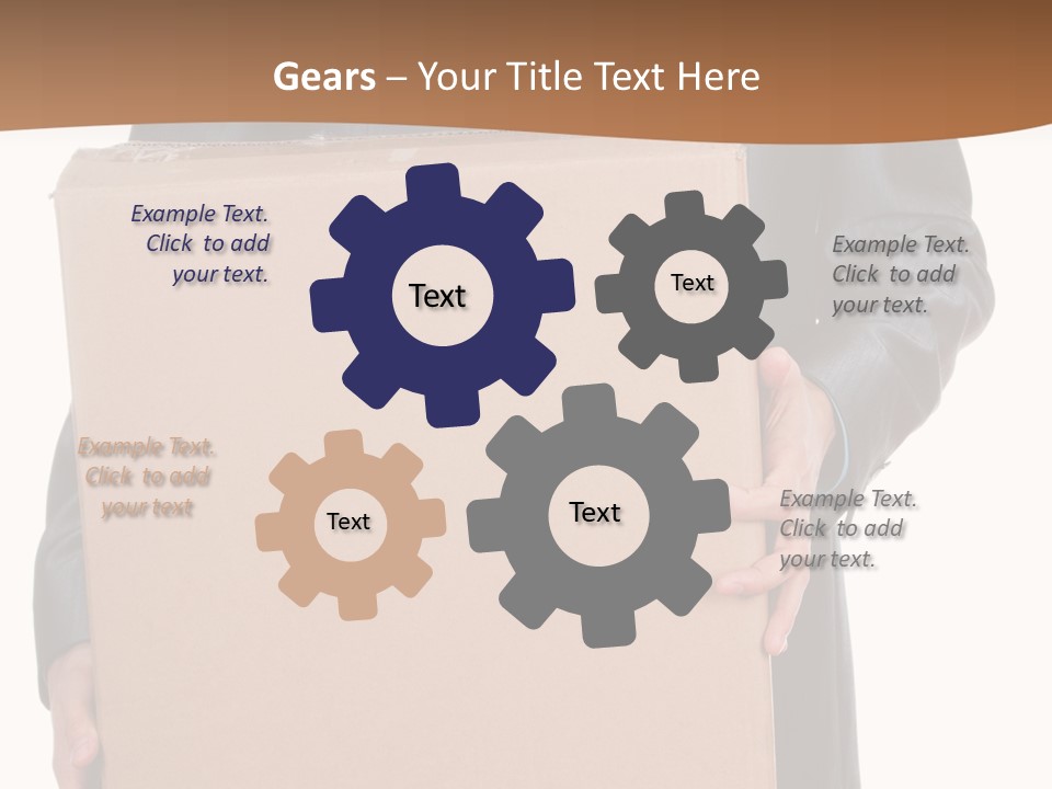Post Hand Empty PowerPoint Template