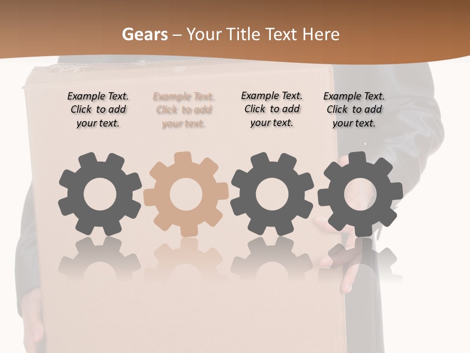 Post Hand Empty PowerPoint Template