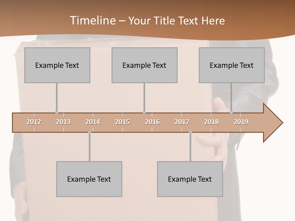 Post Hand Empty PowerPoint Template