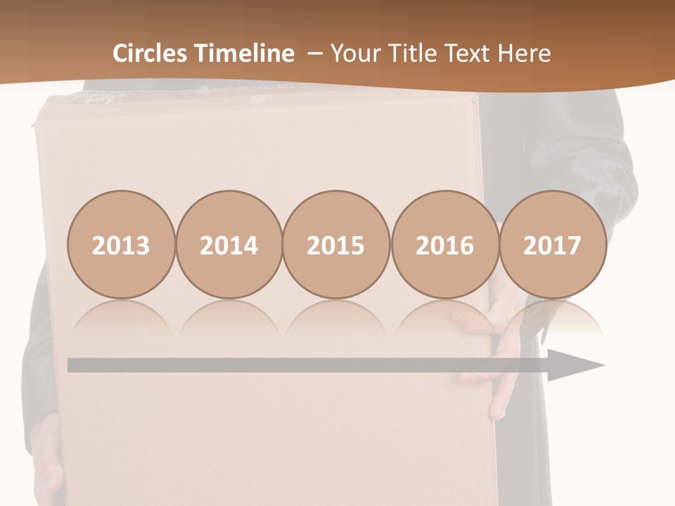Post Hand Empty PowerPoint Template