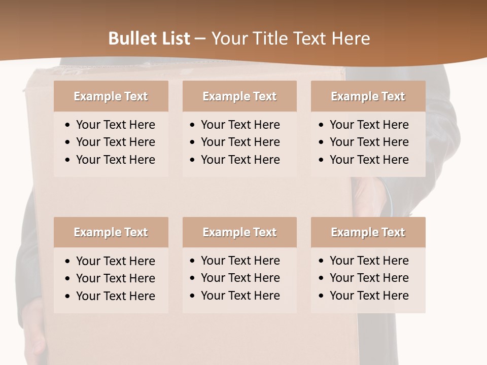 Post Hand Empty PowerPoint Template