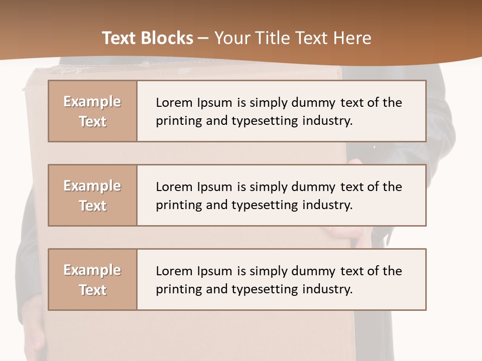 Post Hand Empty PowerPoint Template