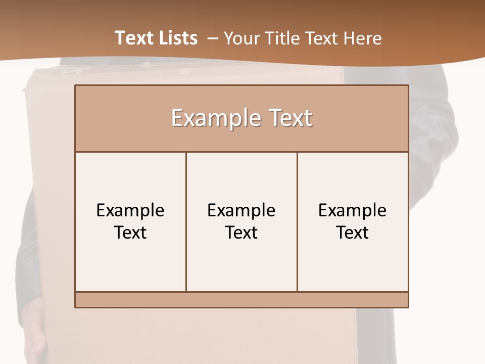 Post Hand Empty PowerPoint Template