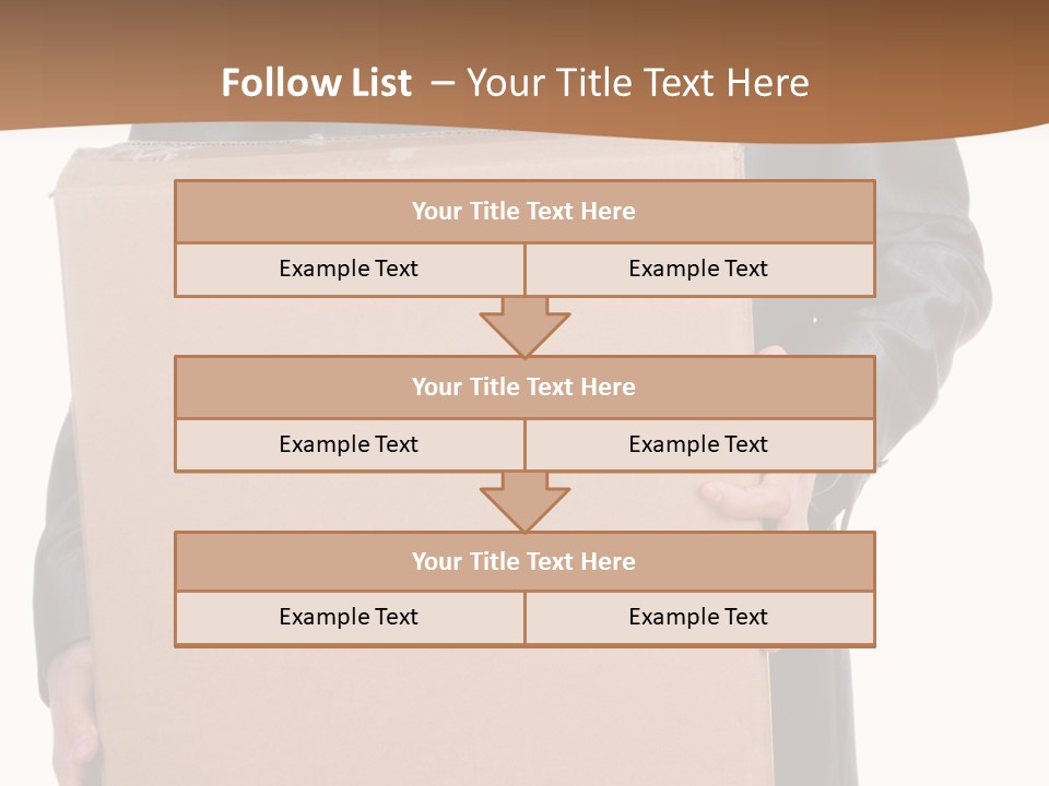 Post Hand Empty PowerPoint Template