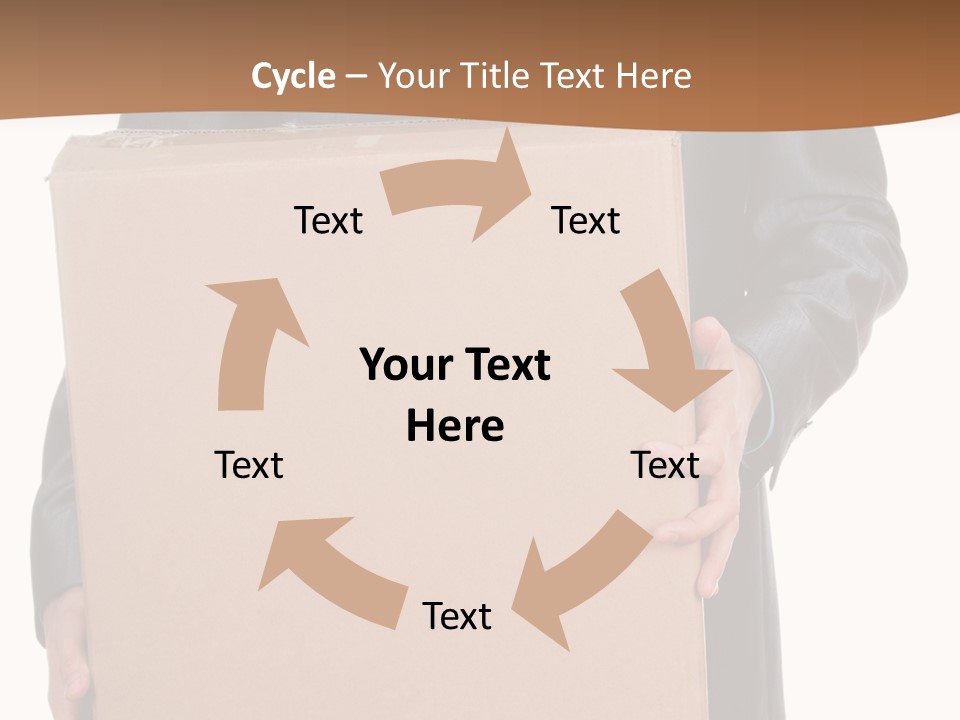 Post Hand Empty PowerPoint Template