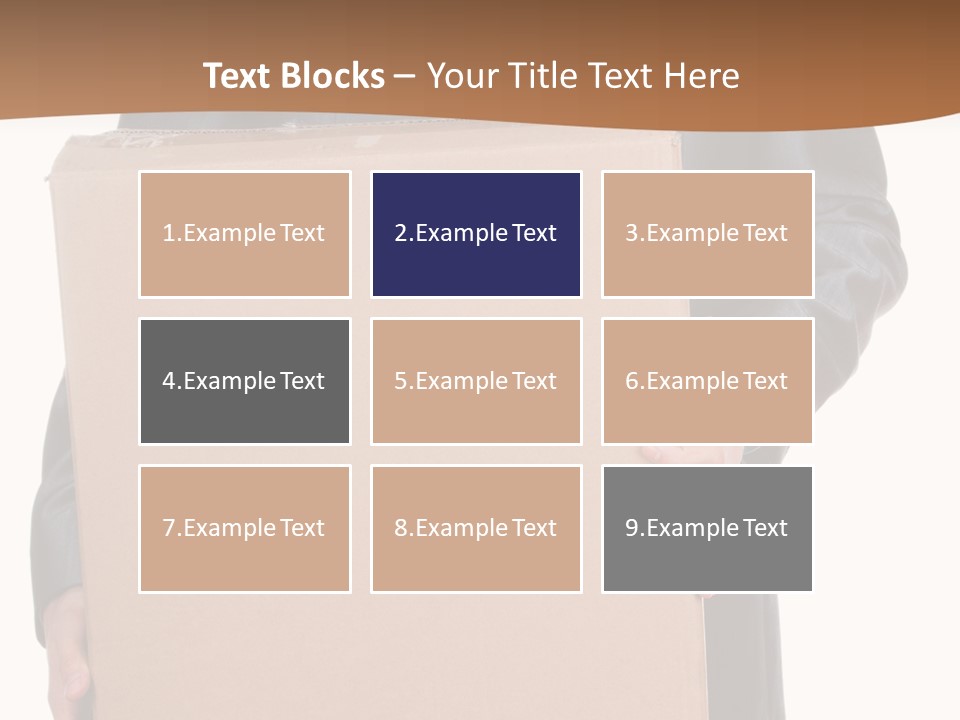 Post Hand Empty PowerPoint Template
