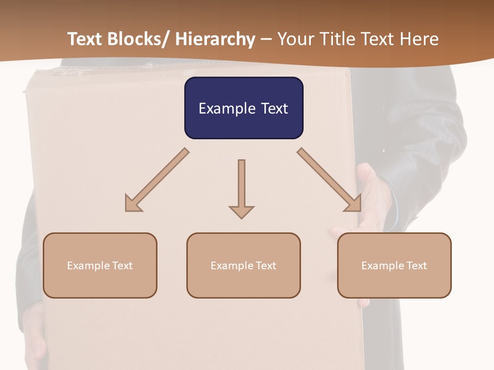 Post Hand Empty PowerPoint Template