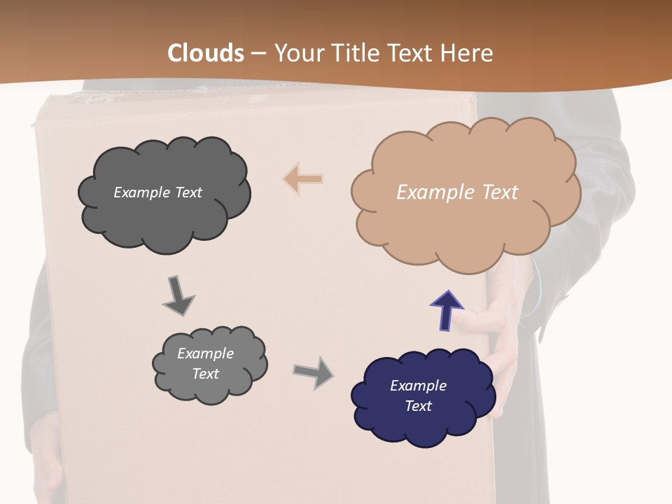 Post Hand Empty PowerPoint Template