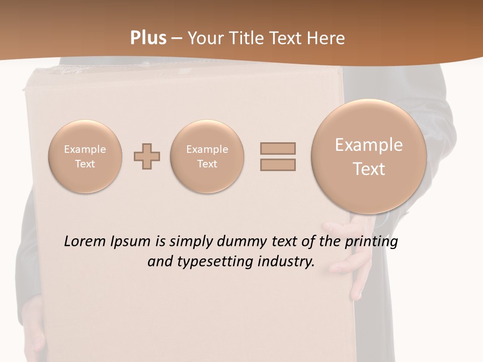 Post Hand Empty PowerPoint Template