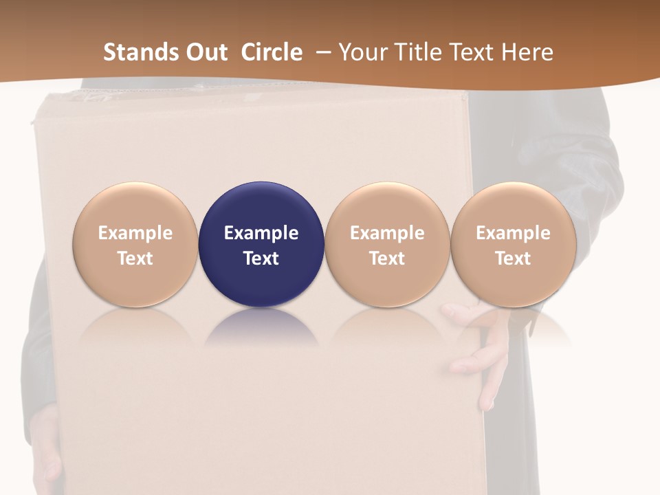 Post Hand Empty PowerPoint Template