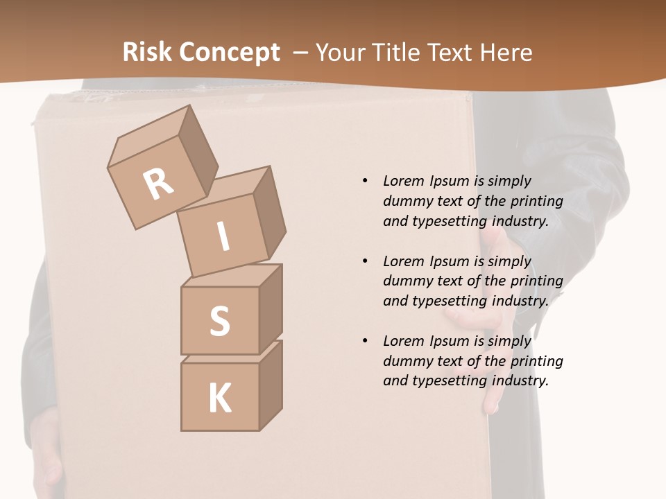 Post Hand Empty PowerPoint Template