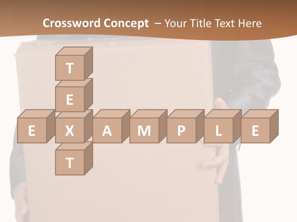 Post Hand Empty PowerPoint Template