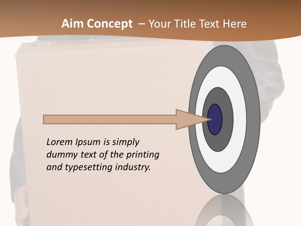Post Hand Empty PowerPoint Template