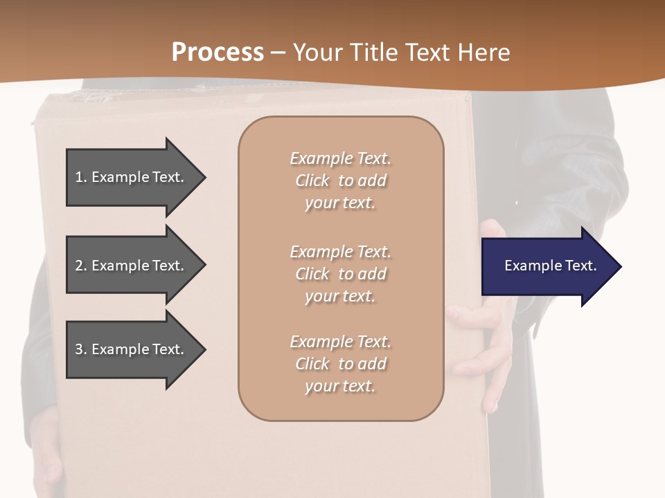 Post Hand Empty PowerPoint Template