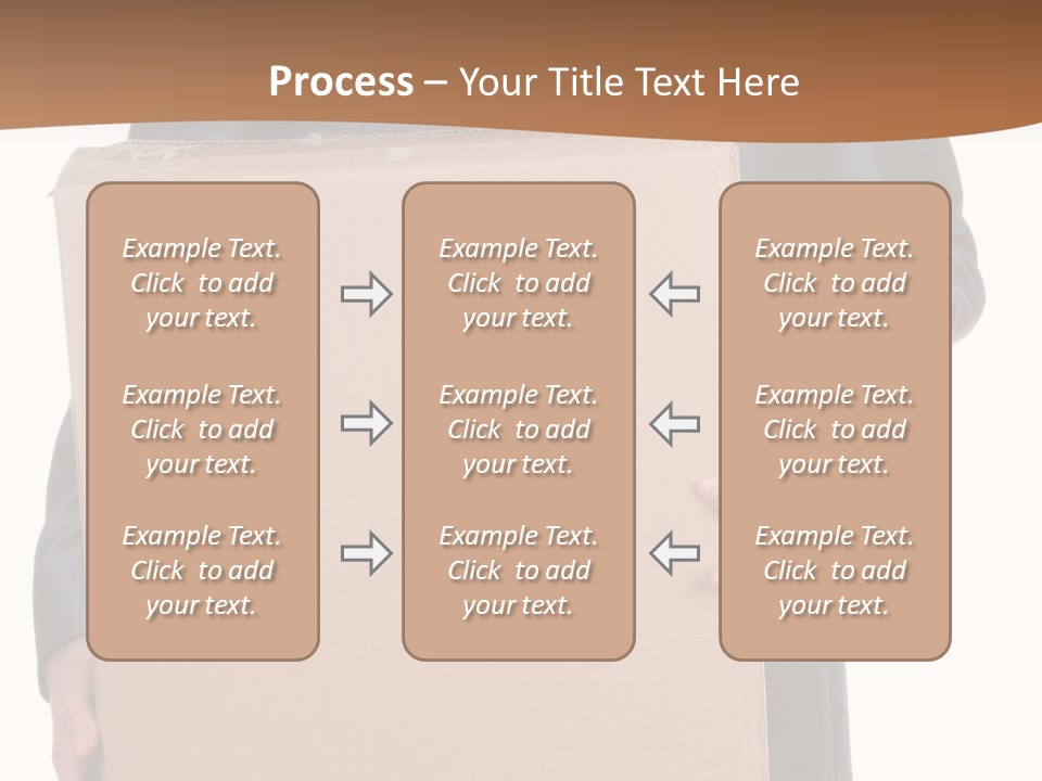 Post Hand Empty PowerPoint Template