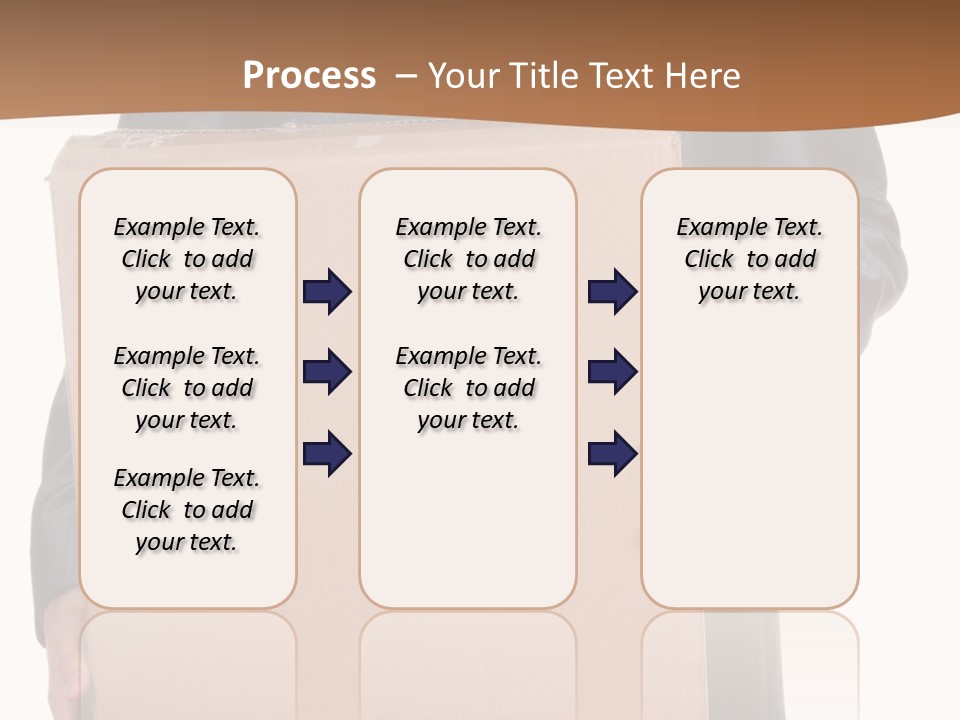 Post Hand Empty PowerPoint Template