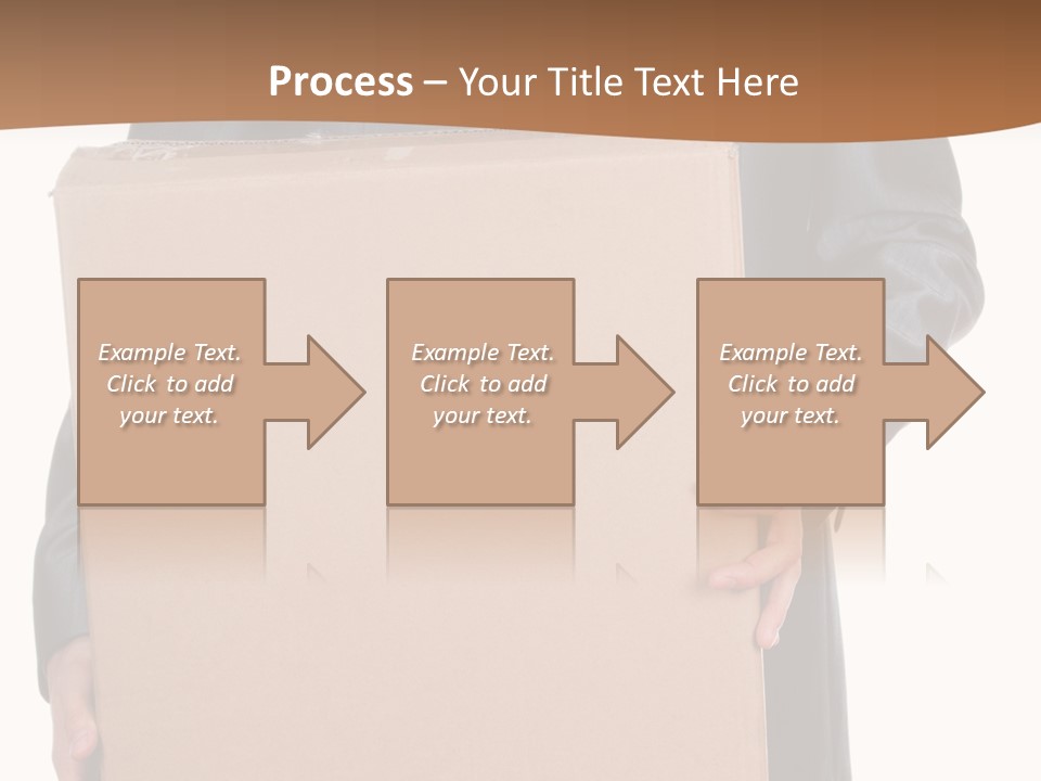 Post Hand Empty PowerPoint Template
