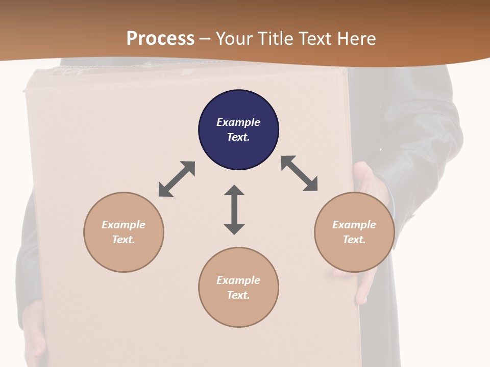 Post Hand Empty PowerPoint Template