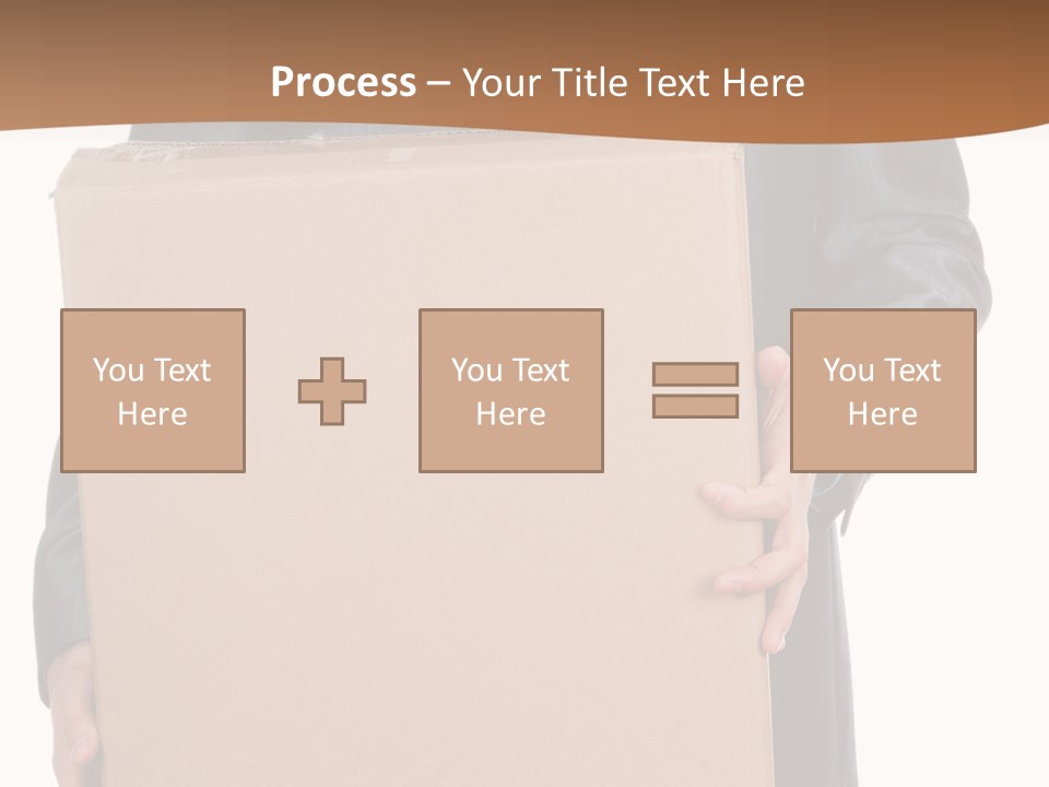 Post Hand Empty PowerPoint Template