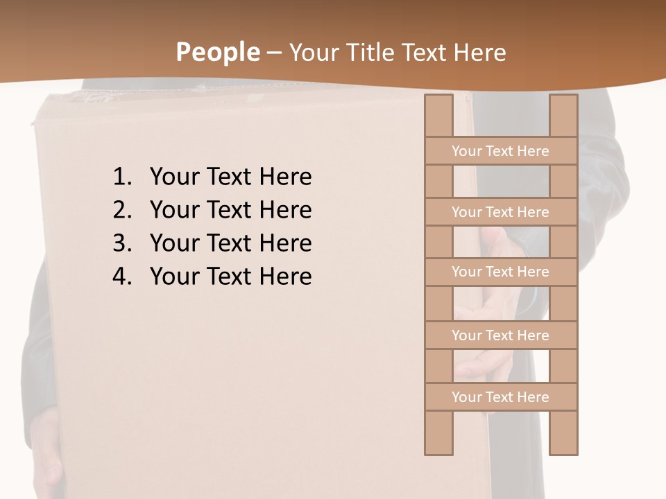 Post Hand Empty PowerPoint Template