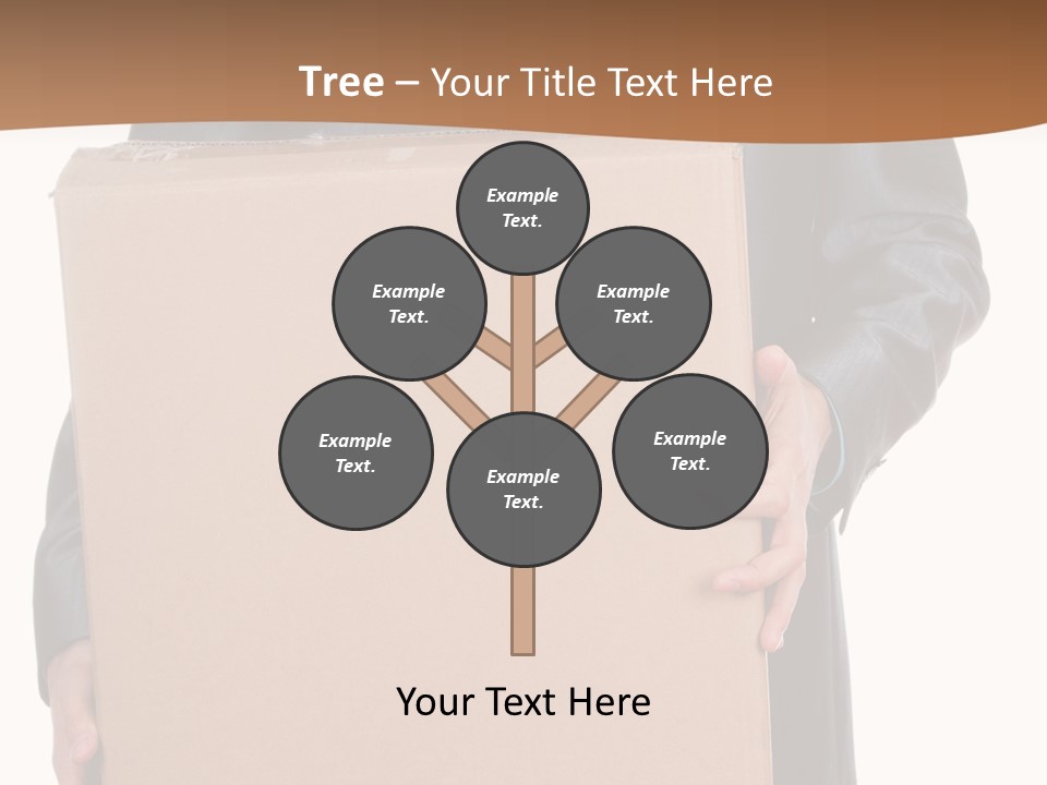 Post Hand Empty PowerPoint Template