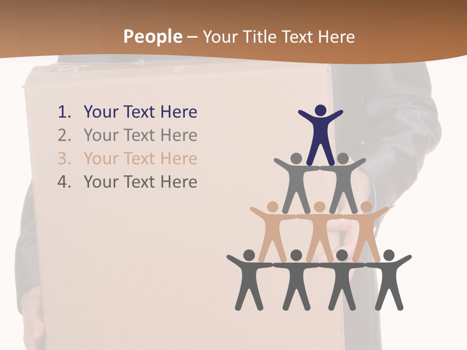 Post Hand Empty PowerPoint Template