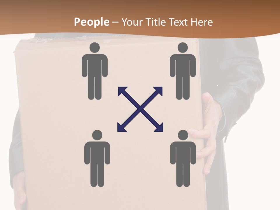 Post Hand Empty PowerPoint Template