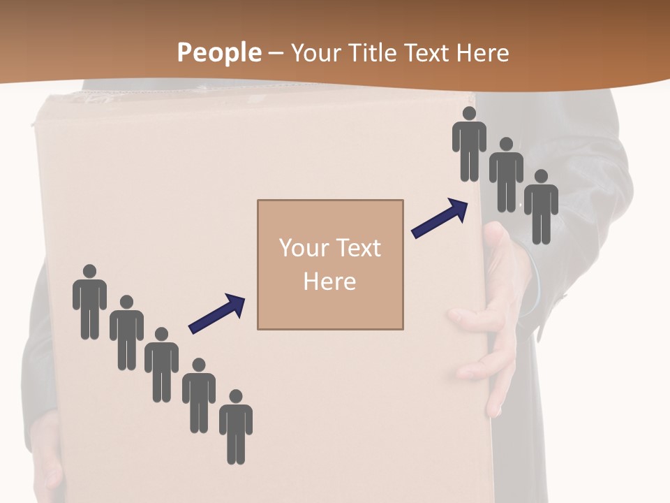 Post Hand Empty PowerPoint Template