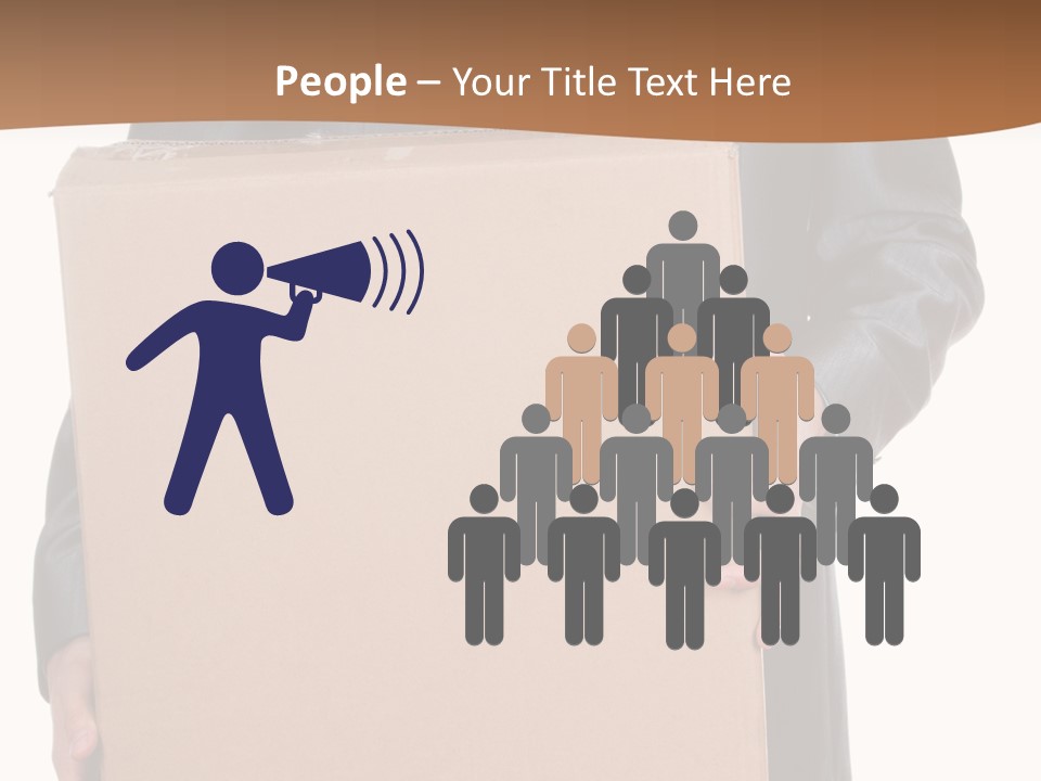 Post Hand Empty PowerPoint Template