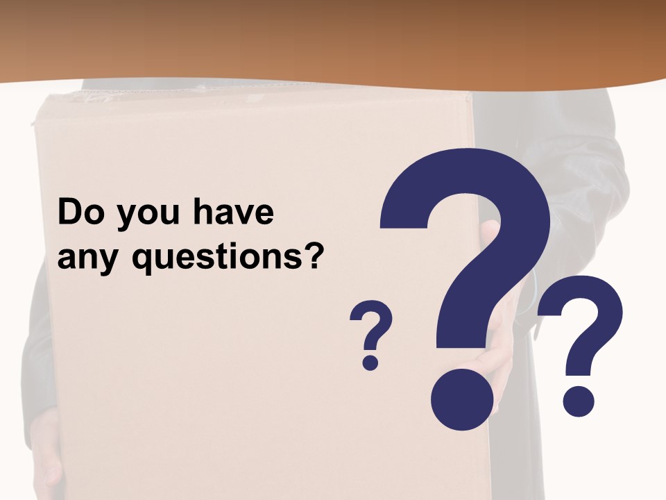 Post Hand Empty PowerPoint Template