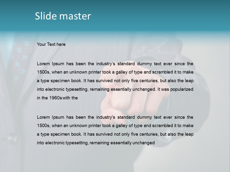Success Acute Leadership PowerPoint Template