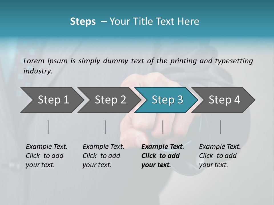 Success Acute Leadership PowerPoint Template