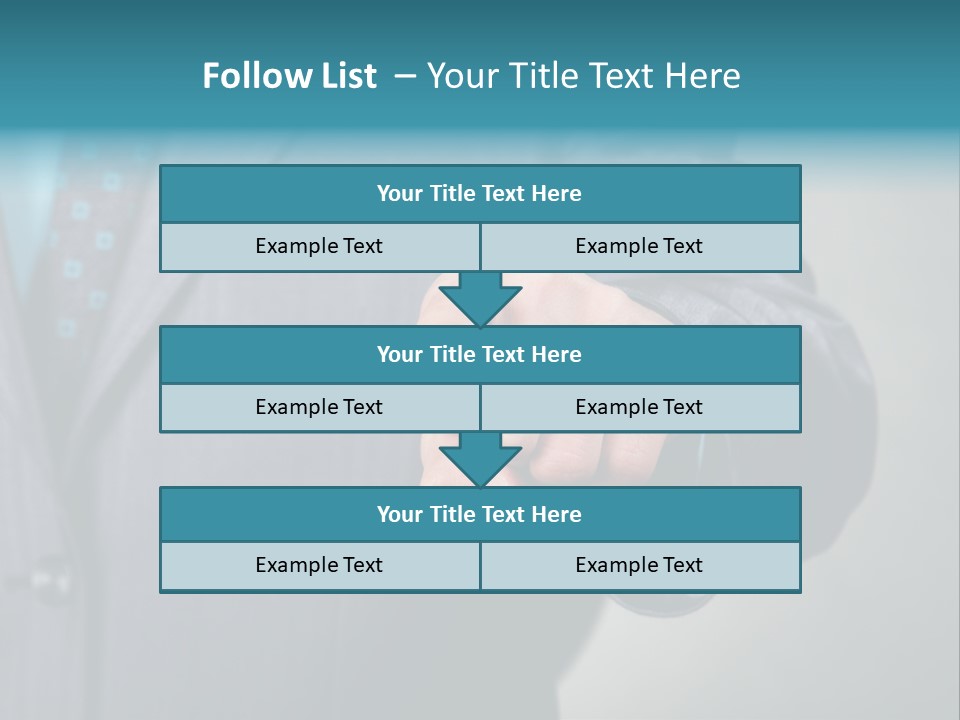 Success Acute Leadership PowerPoint Template