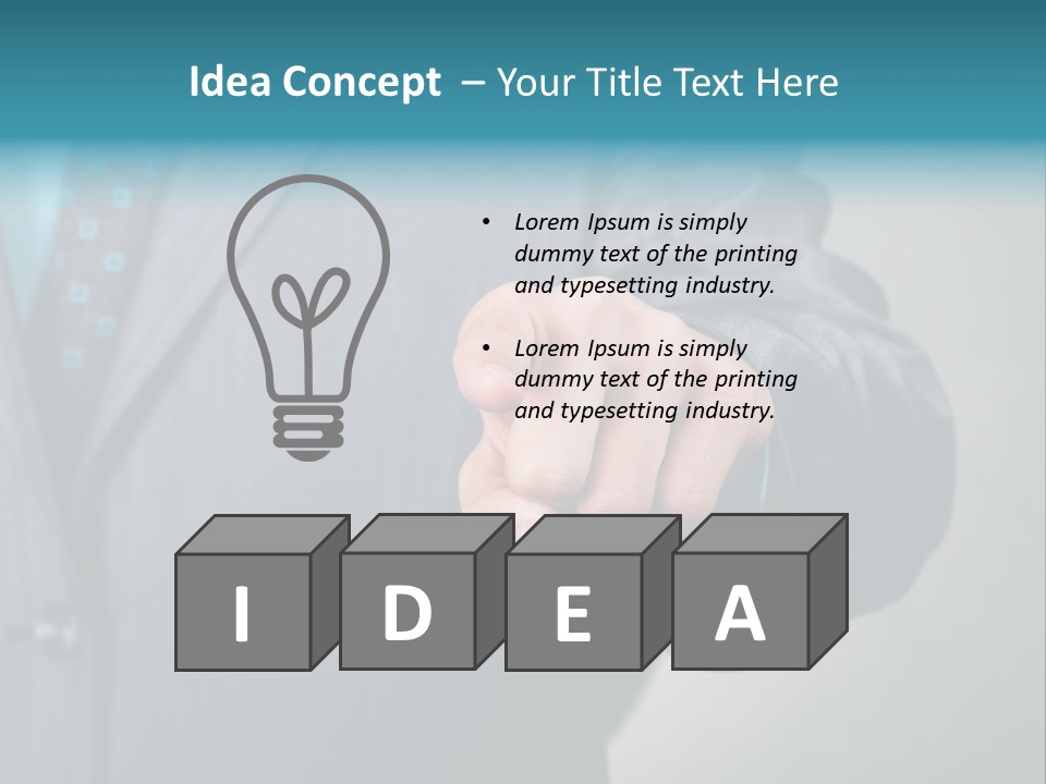 Success Acute Leadership PowerPoint Template