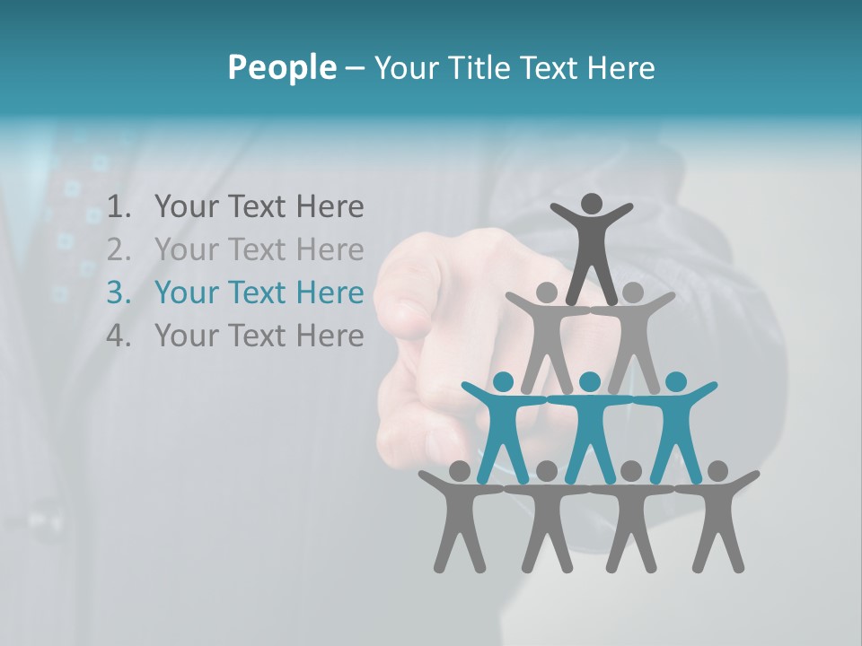 Success Acute Leadership PowerPoint Template